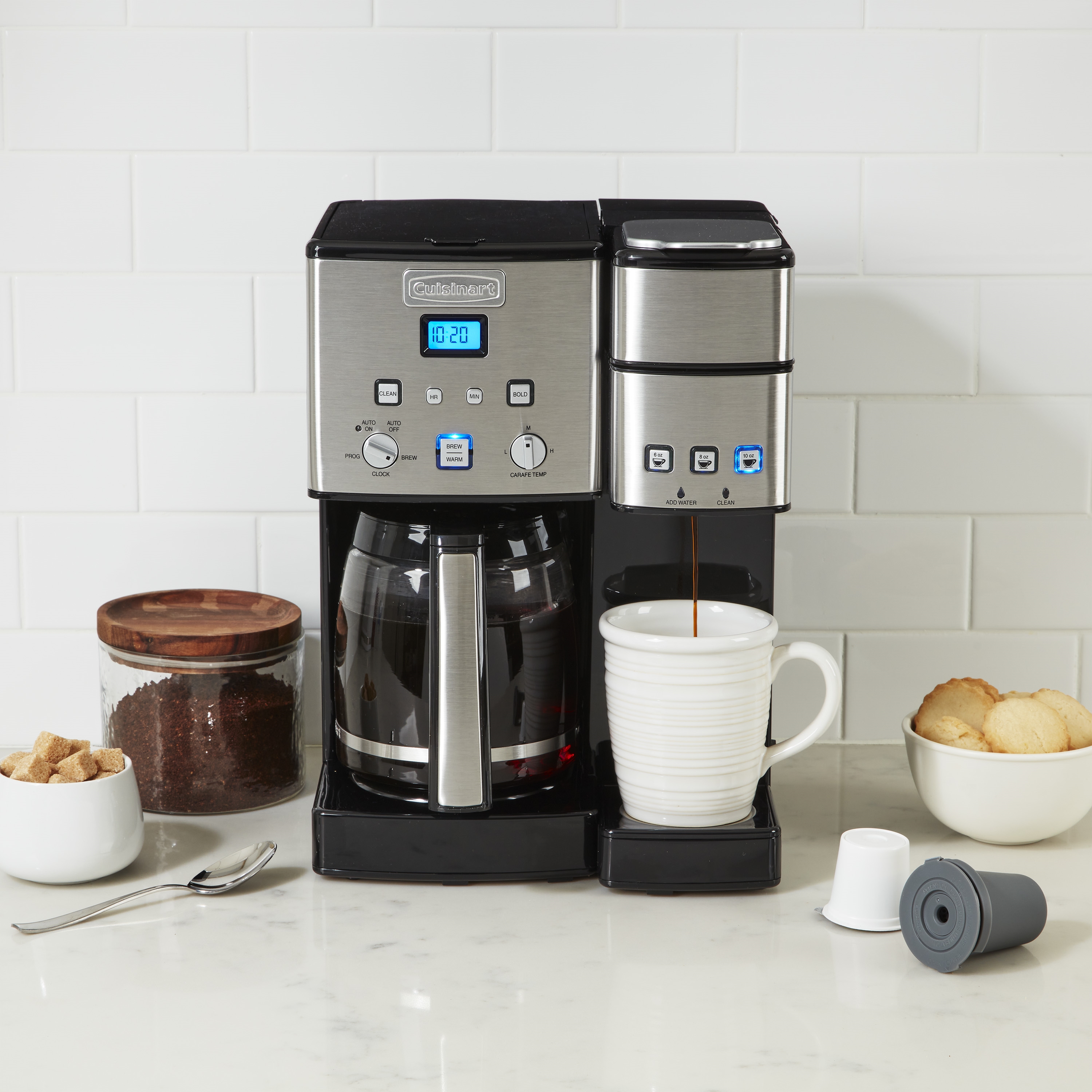 Cuisinart Coffee Center 12 Cup Coffeemaker and Single-Serve Brewer