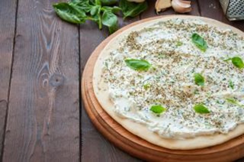 Four Cheese White Pizza with Fresh Herbs