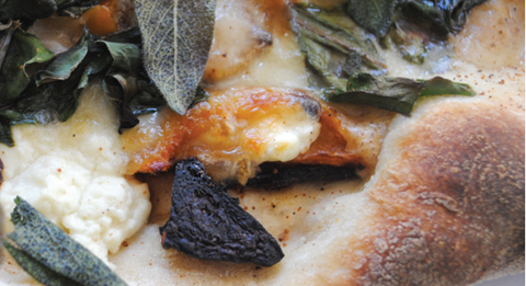 Butternut Squash, Chard and Sage Pizza