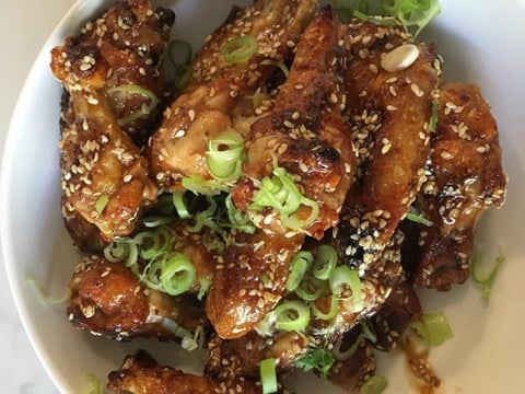AirFryer Chicken Wings, Two Ways