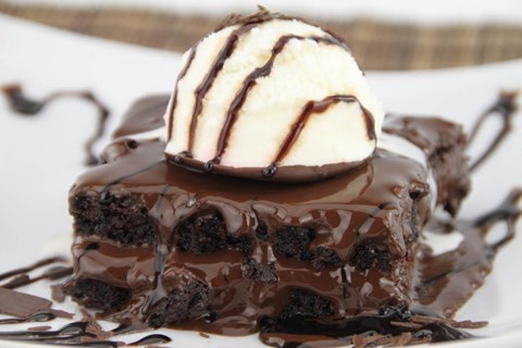 Brownie Ice Cream Dessert