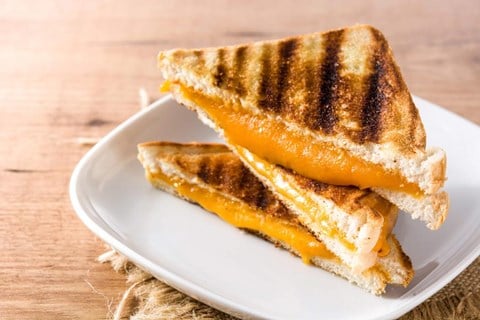 Two Cheese & Tomato Grilled Cheese 