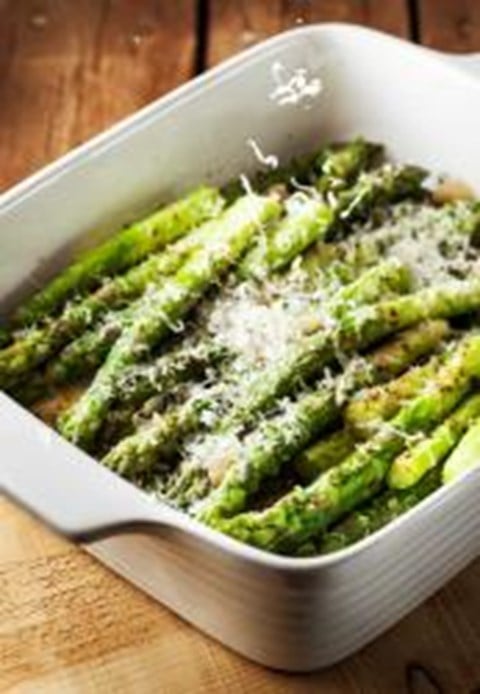 Warm Grilled Asparagus Salad