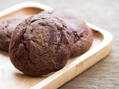 Mocha Chocolate Chip Cookies (Food Processor version)