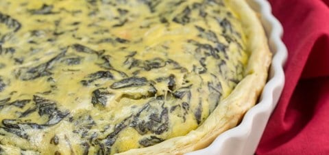 Sausage, Spinach and Fontina Quiche