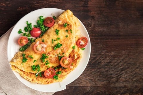 Herb and Cheese Omelets