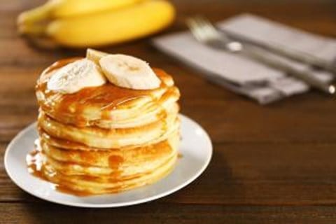 Bananas Foster Pancakes