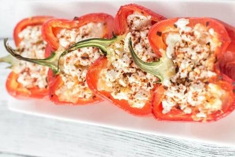 Roasted Stuffed Peppers - Brick Oven