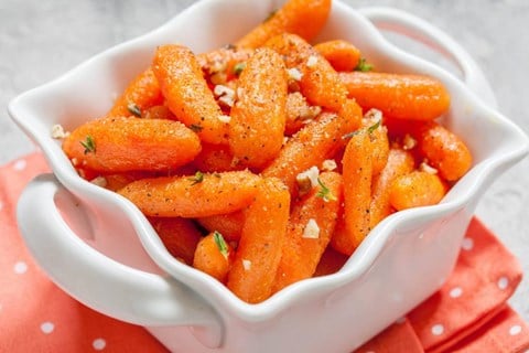 Honey Ginger Glazed Carrots