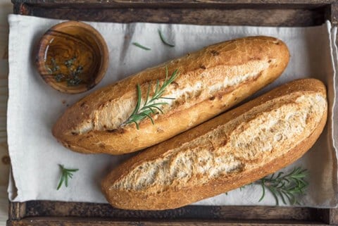 Country French Bread with Olives and Rosemary - Small 1 Lb.
