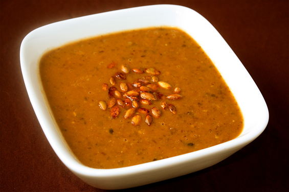 Curried Pumpkin Peanut Soup Submitted by Toad/Hole