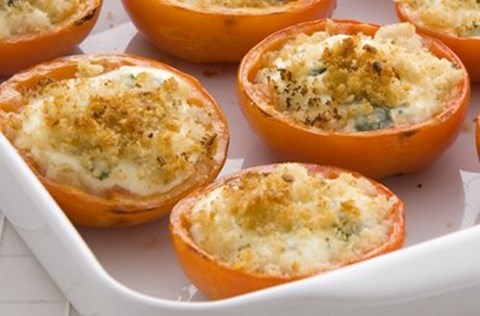 Broiled Tomatoes with Stilton