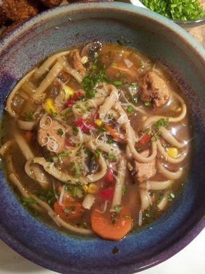Vegan Chicken Noodle Soup Submitted by Stephanielynn