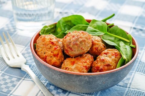 Turkey and Spinach Meatballs