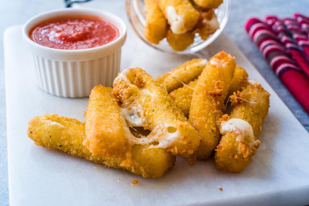 Baked Mozzarella Sticks Submitted by Guilt Free Foodie Cutie