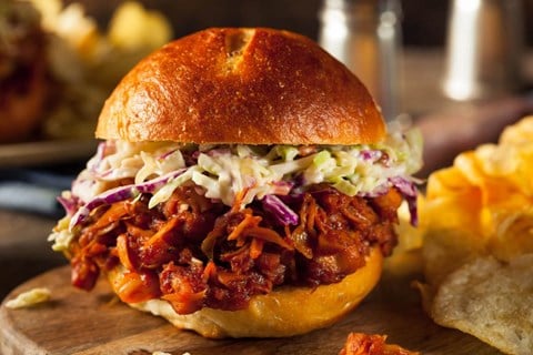 Slow-Cooker Pulled BBQ Chicken