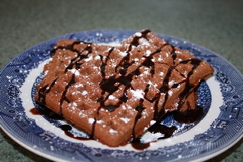 Chocolate Brownie Waffles - 24 Waffles