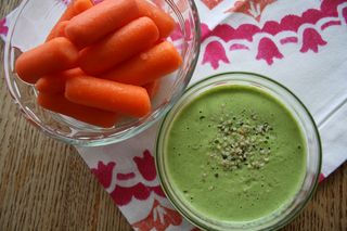 Vegan Green Goddess Ranch Dressing with Baby Carrots Submitted by Genevieve Gladysz