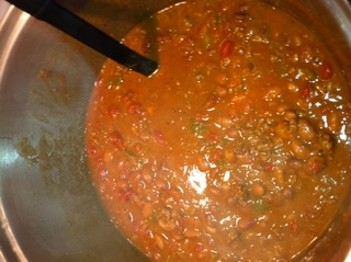 Flavorful and hearty pinto bean chili Submitted by Patti Scroggins