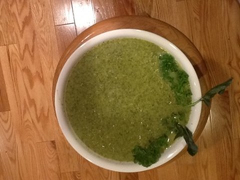 Broccoli and Kale Soup