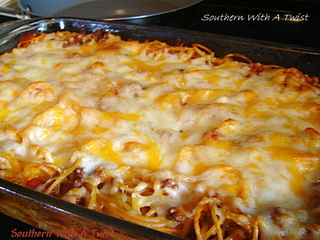 Spaghetti Pie! Submitted by Lynn at Southern With A Twist