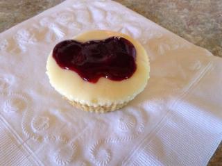 Cheesecake Cupcake with Raspberry Coulis Submitted by Cupcakes Confidential
