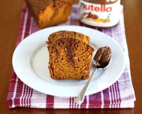 Pumpkin Nutella Bread