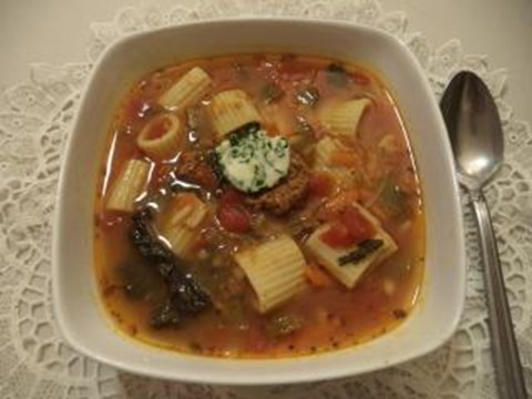 Tuscan Beef and Vegetable Soup