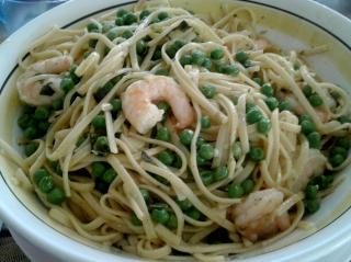 Spring Linguine with Shrimp & Peas Submitted by Best Ever Lemon Love Blueberry Scones