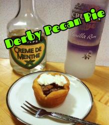 A Soft and flaky crust holding a sweet pecan filled custard, topped with a minty whipped crème. Submitted by Derby Pecan Pies