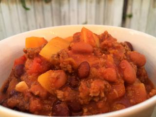 Butternut Squash Chili Submitted by Creative Cook in the Kitchen