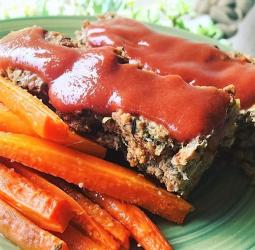 Turkey Meatloaf with Sneaky Zucchini Submitted by Creative Cook in the Kitchen