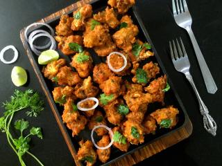 Spicy Vegan Cauliflower Fritters Submitted by Vanitha Bhat: 