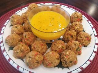 Sammy Bites with Mango Coulis Submitted by Barbara Crusan
