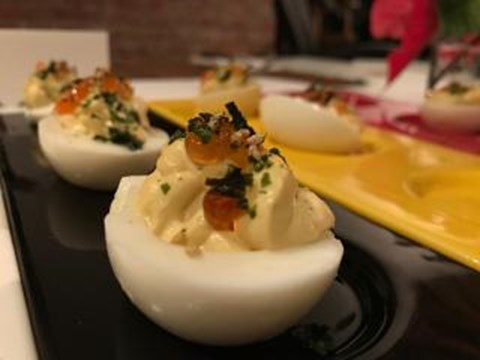 Sushi Style Deviled Eggs