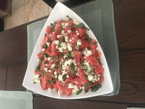 Fresh Watermelon Salad