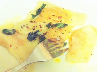 Butternut Squash Ravioli Submitted by Crabmeat & Latke Eggs Benedict
