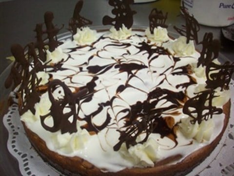 Chocolate Swirl Cheesecake 