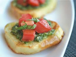Bruschetta Rounds Submitted by Hearty Bruschetta rounds
