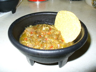 I used fresh tomatillos. A nice change from regular tomato salsa. Submitted by Kathleen Duncan