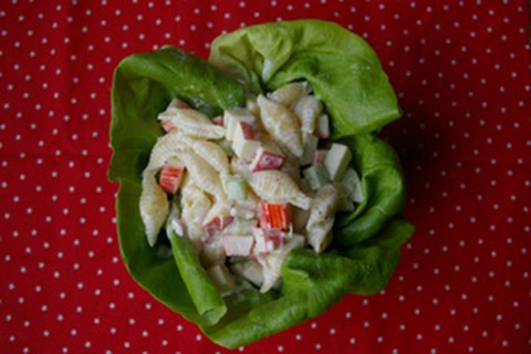 Tangy Apple & Imitation Crab Salad