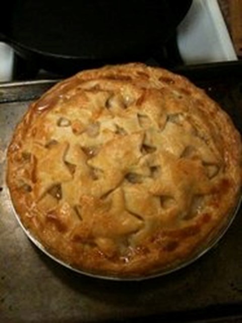 Tastes like it took hours and hours to make apple blackbery pie