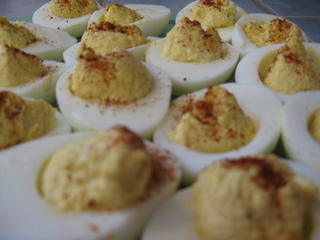 Old Bay Deviled Eggs Submitted by from Heidi's Recipes