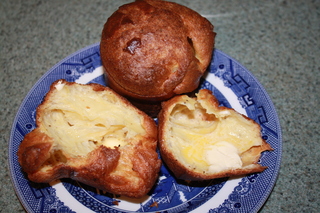 Perfect!  (Reduce oven temp if using dark colored muffin or popover pan). Submitted by Alisa