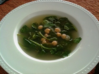 Lemon Basil Spinach & Chickpea Soup Submitted by Pantry2Plate