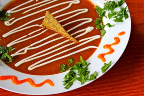 Pumpkin Tortilla Soup
