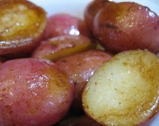 Roasted New Potatoes with Garlic Submitted by Frieda