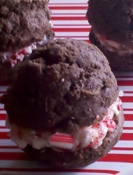 Holiday Whoopie Pies with Crushed Candy Canes Submitted by N C Brush