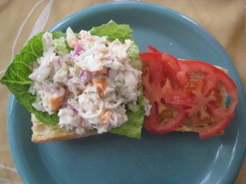 Lobster Salad on Baguette