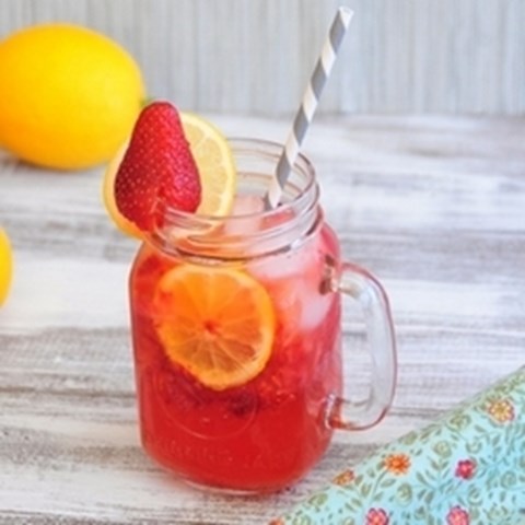 Strawberry Meyer Lemonade Spritzer